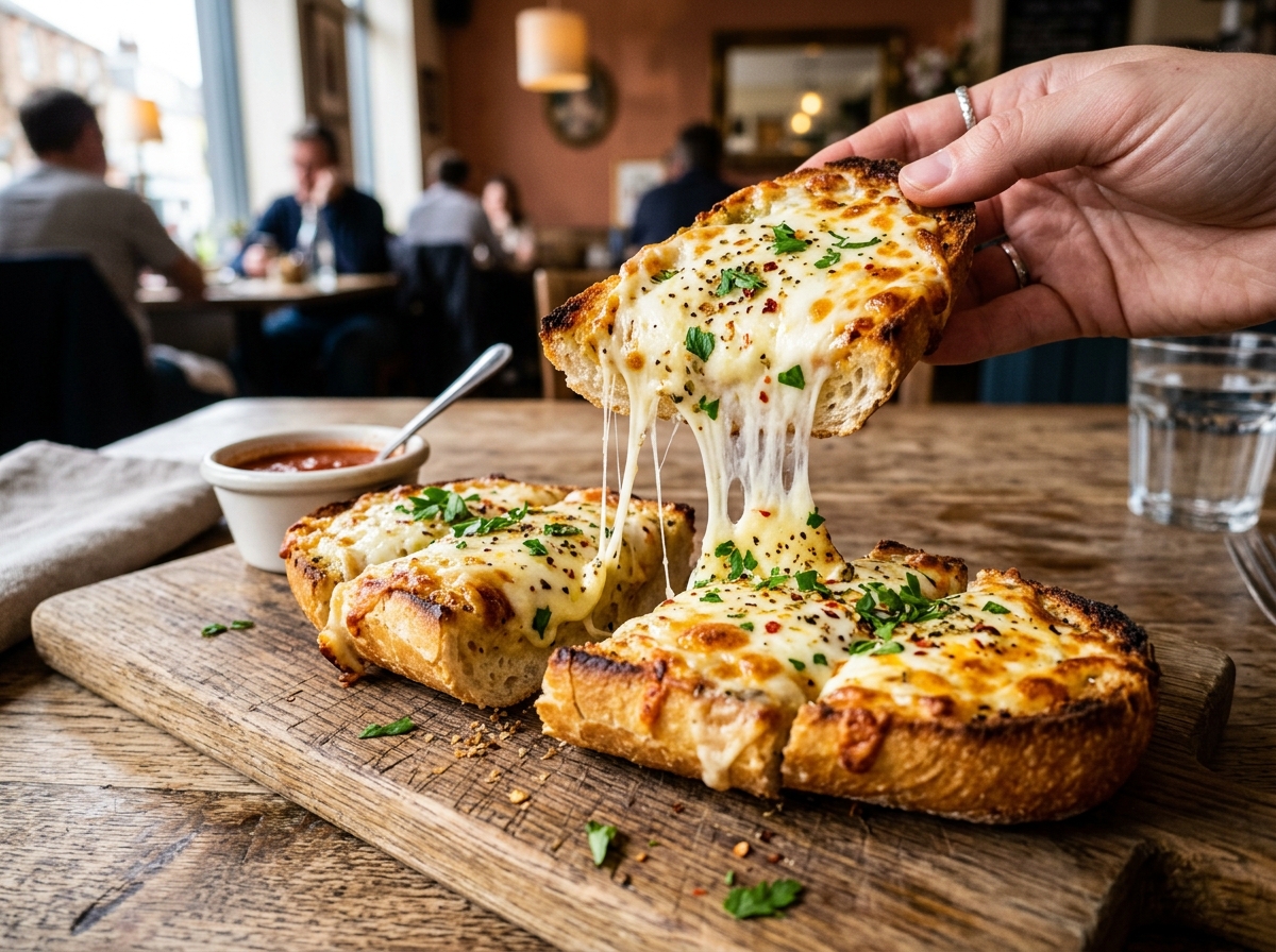 Round Cheese Garlic Bread