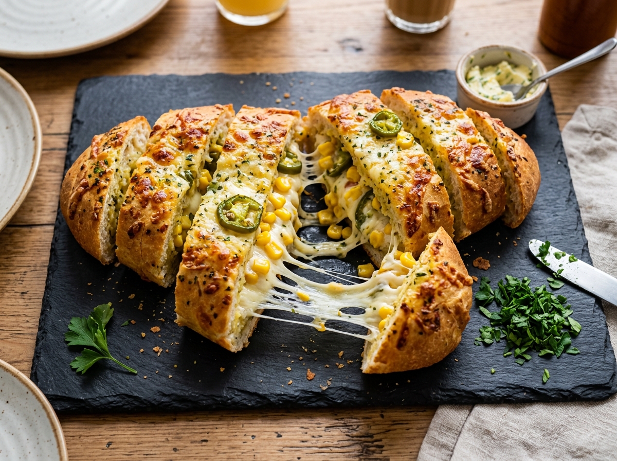 Stuff Garlic Bread + 1 Dip