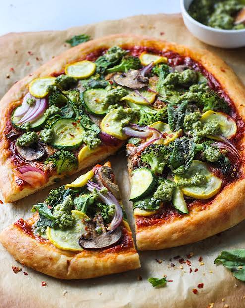 Green Veg Pizza